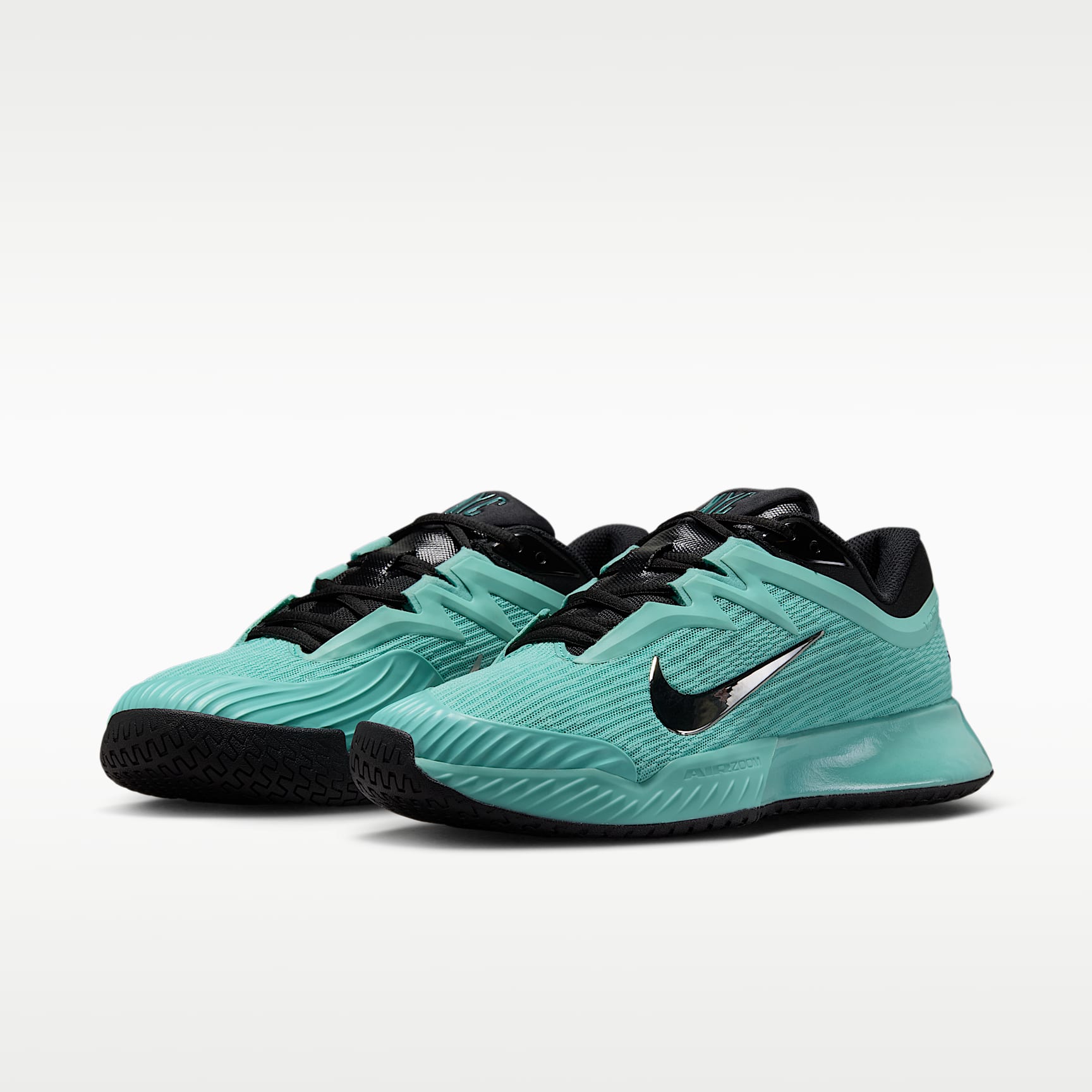 Nike Vapor Pro 3 PRM Tennisschuhe für den Hartplatz (Damen) – Mint/Schwarz/Pure Platinum/Metallic Silver