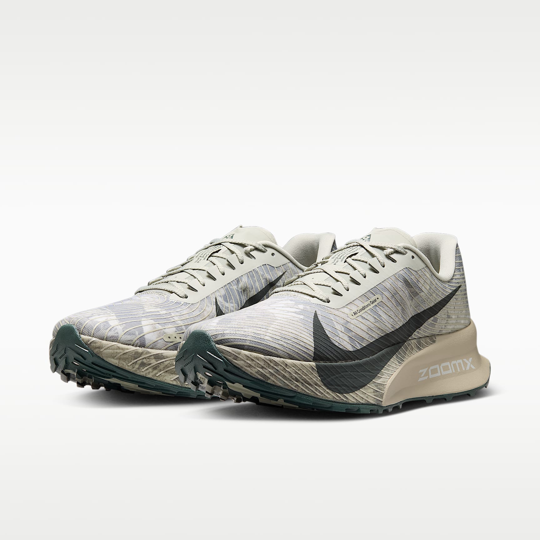 Nike ACG Ultrafly Traillaufschuhe für Wettkämpfe – Spruce Fog/Sea Glass/Black Spruce