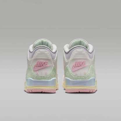 Air Jordan 3 "World's Best" Schuh (Herren) – Sail/Aura/Iced Carmine/Jade Aura