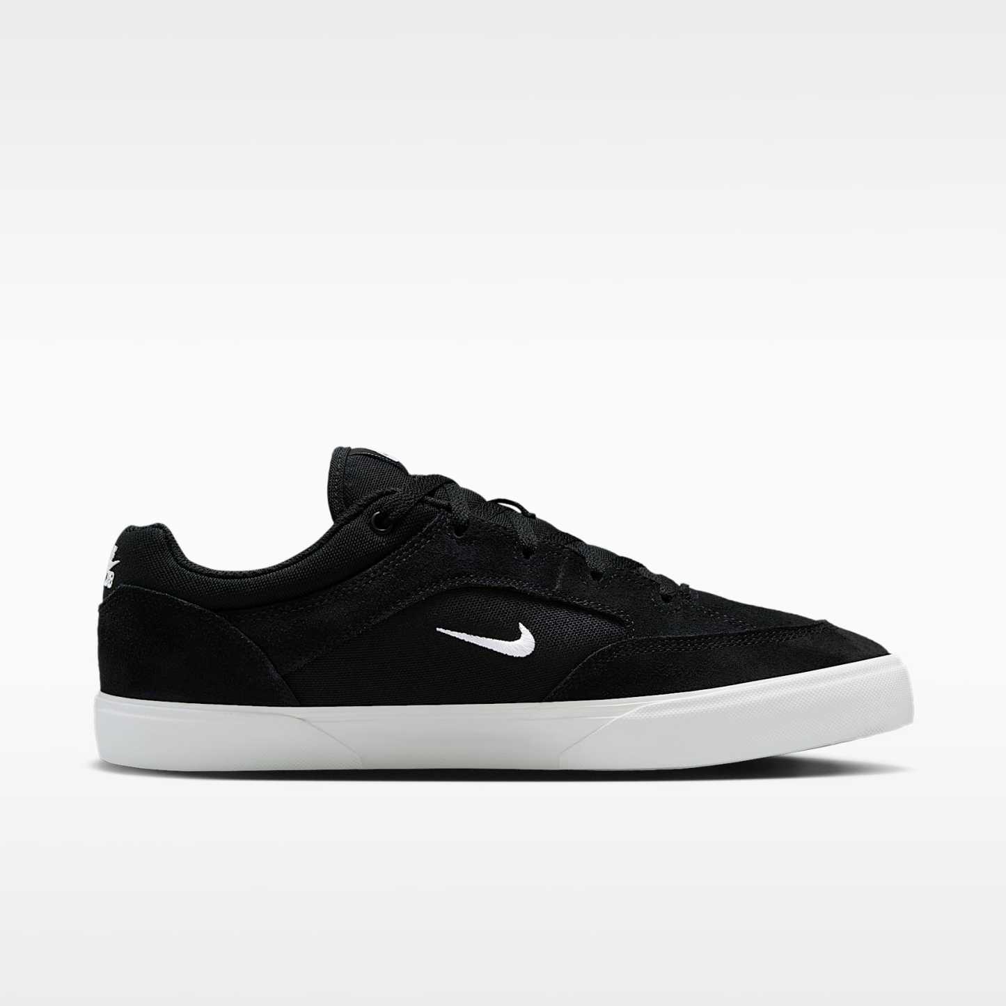 Nike SB Malor Skateboardschuh – Schwarz/Schwarz/Weiß/Weiß