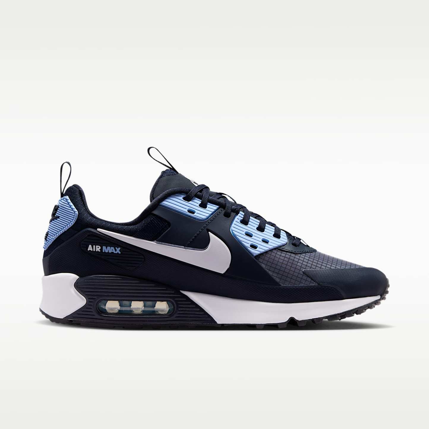 Nike Air Max 90 Drift Schuh (Herren) – Dark Obsidian/Psychic Blue/Weiß