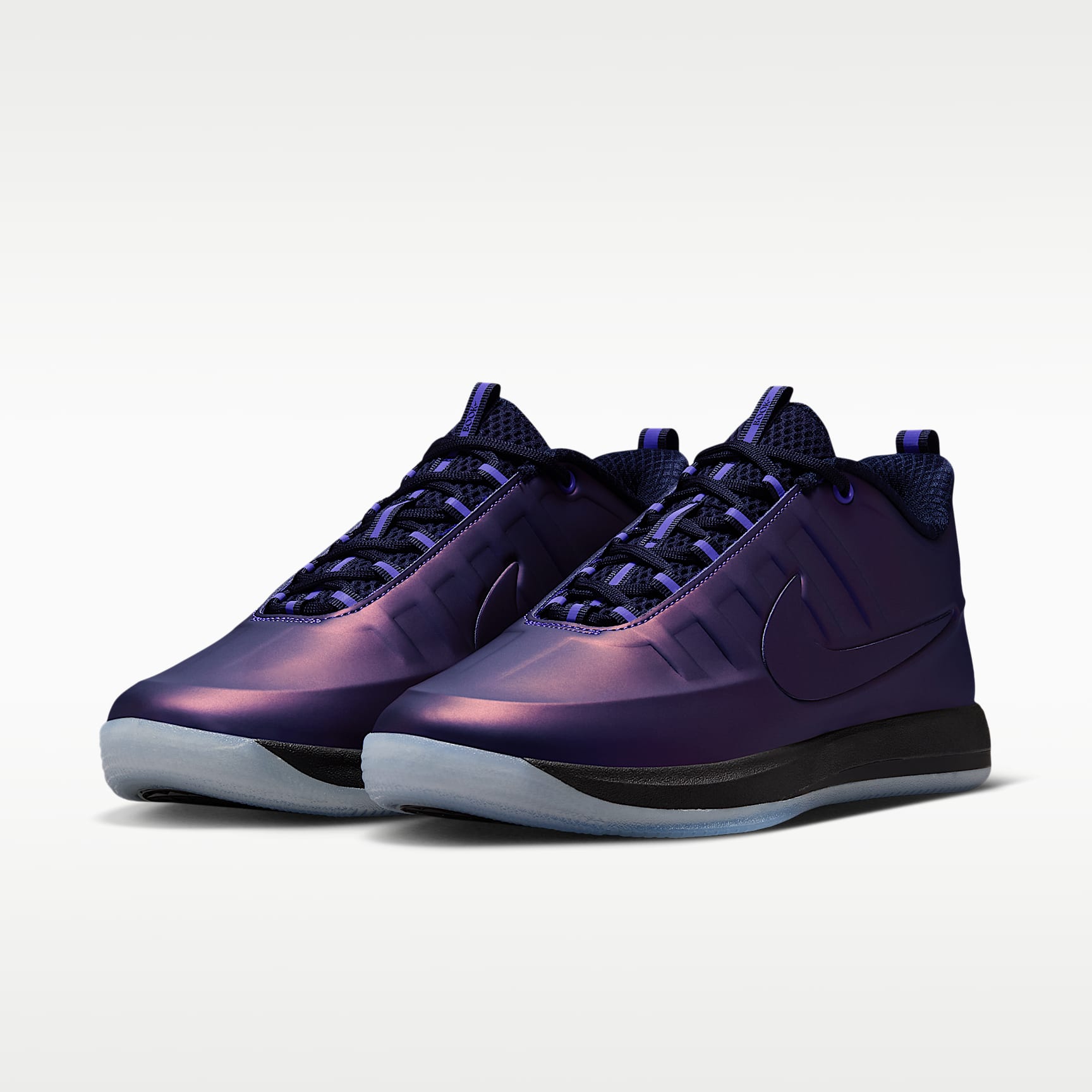 Book 2 PRM "Eggplant Foamposite" Basketballschuh – Varsity Purple/Varsity Purple/Schwarz