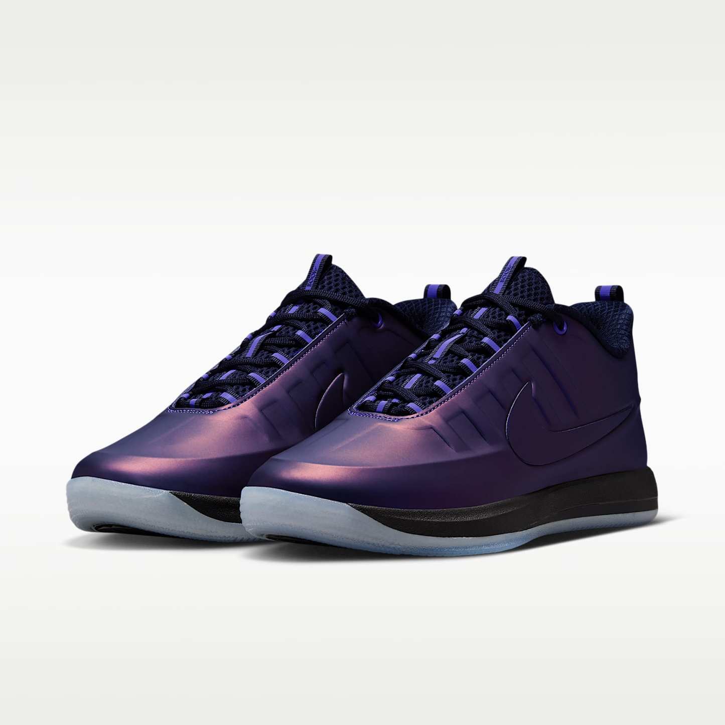 Book 2 PRM "Eggplant Foamposite" Basketballschuh – Varsity Purple/Varsity Purple/Schwarz
