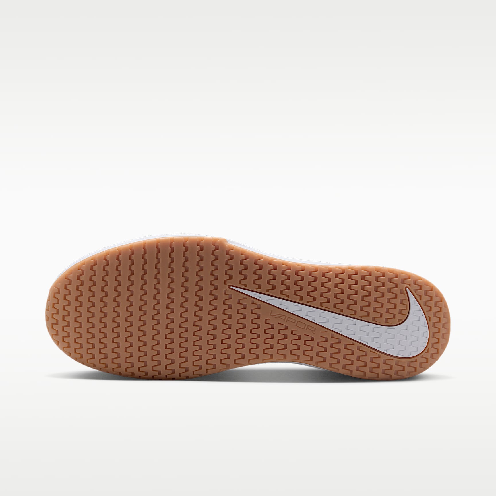 Nike Vapor Lite 3 Tennisschuh für Hartplätze (Herren) – Weiß/Summit White/Gum Yellow/Light Orewood Brown