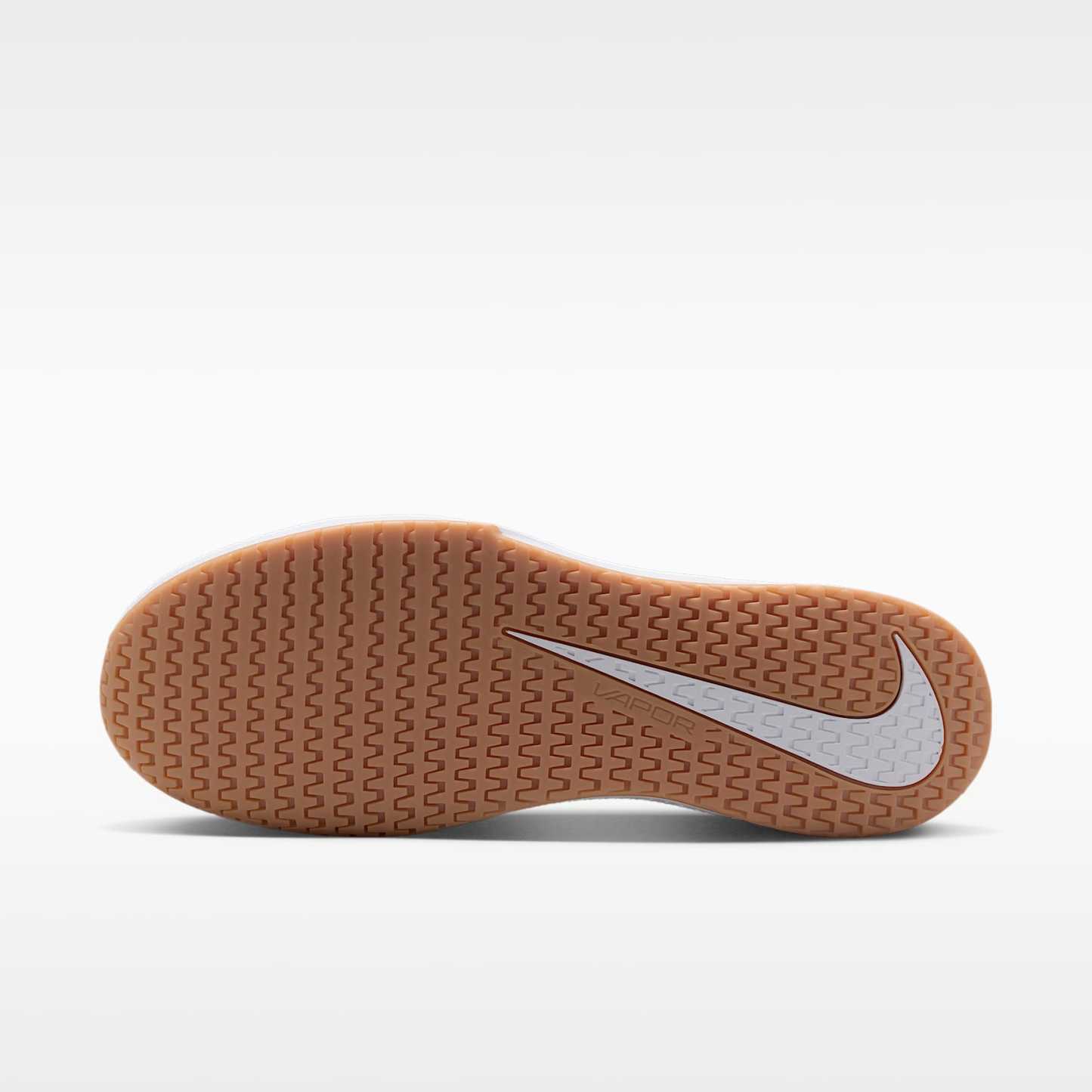 Nike Vapor Lite 3 Tennisschuh für Hartplätze (Herren) – Weiß/Summit White/Gum Yellow/Light Orewood Brown