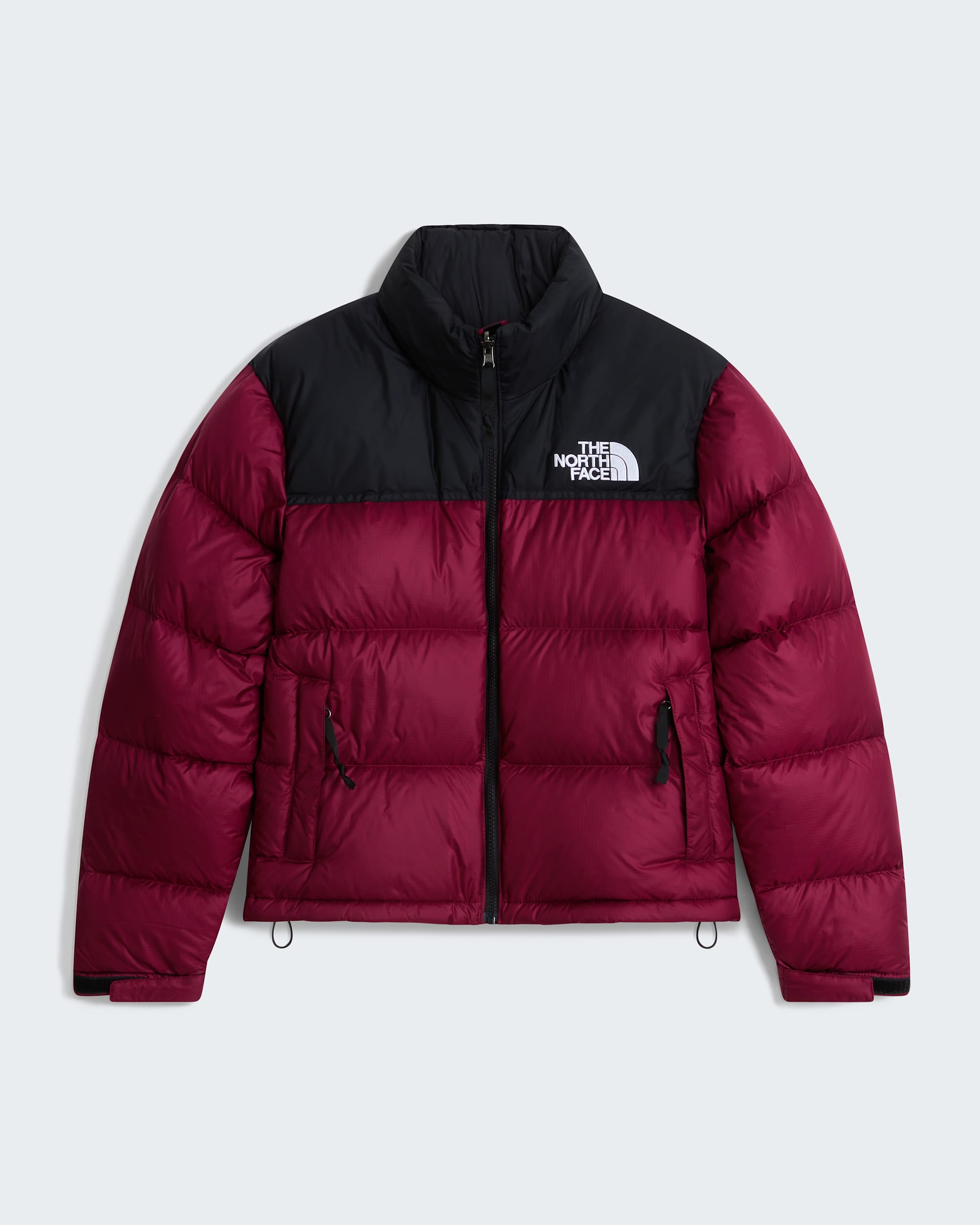 1996 Retro Nuptse Jacke für Damen – Burgundy Crush-TNF Black