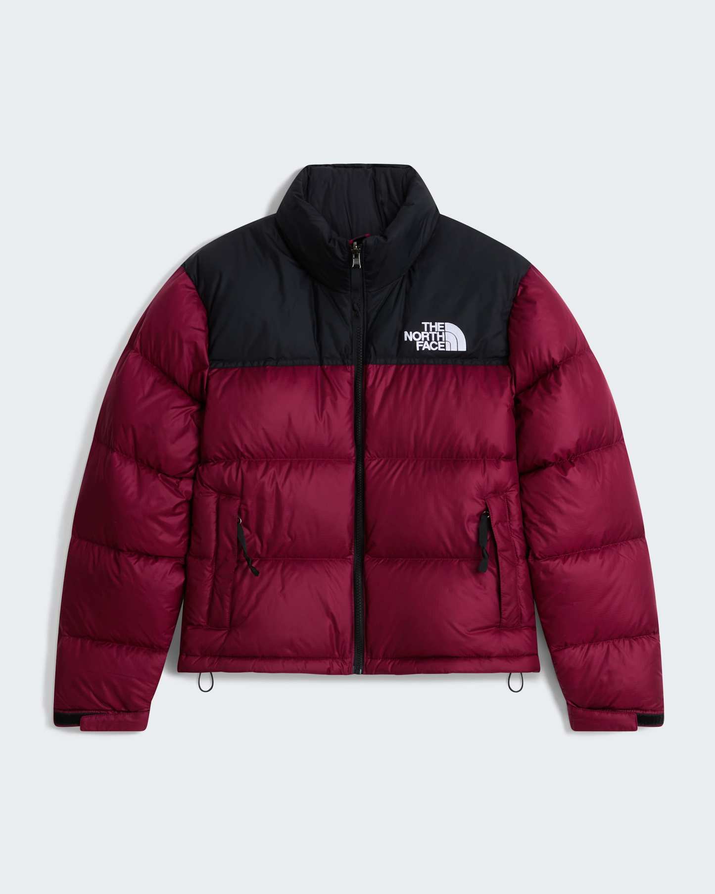 1996 Retro Nuptse Jacke für Damen – Burgundy Crush-TNF Black