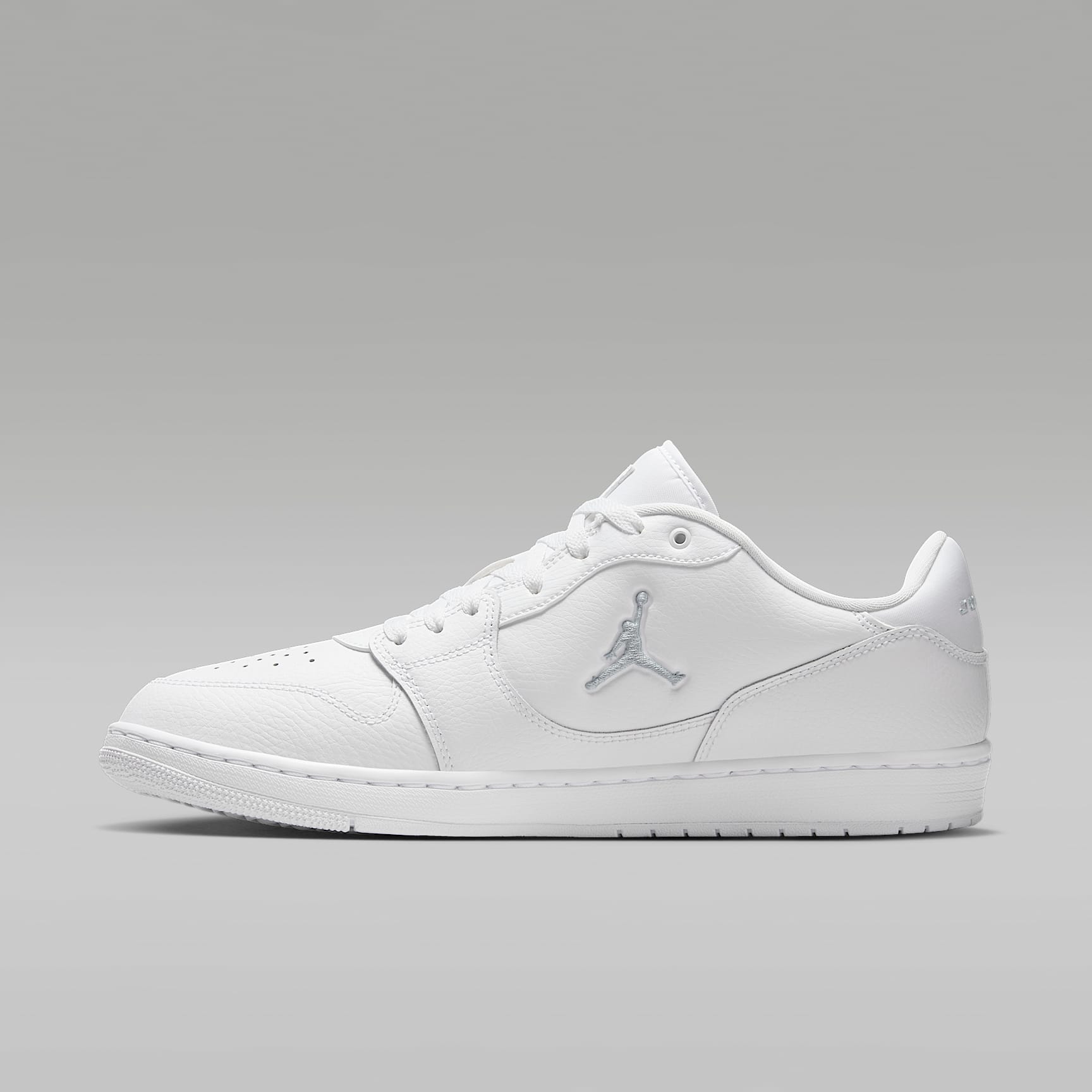 Jordan Court Connect Low Herrenschuhe – Weiß/Pure Platinum