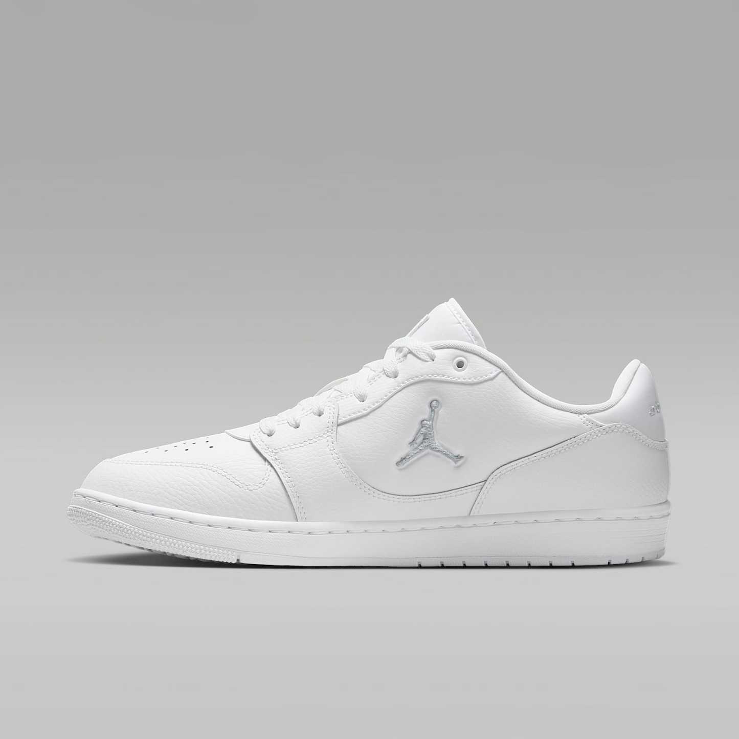 Jordan Court Connect Low Herrenschuhe – Weiß/Pure Platinum