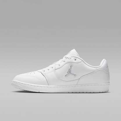 Jordan Court Connect Low Herrenschuhe – Weiß/Pure Platinum
