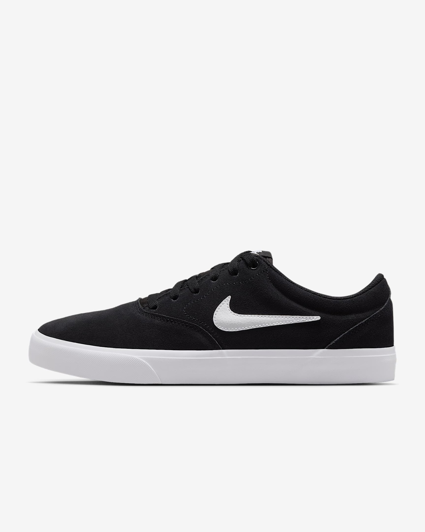 Nike Charge Wildlederschuh (Herren) – Schwarz/Schwarz/Weiß