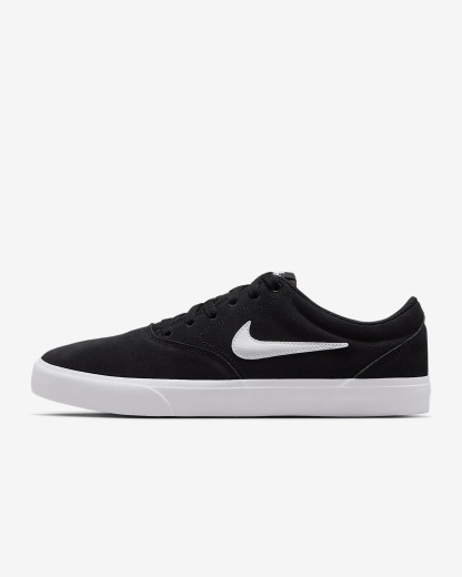 Nike Charge Wildlederschuh (Herren) – Schwarz/Schwarz/Weiß
