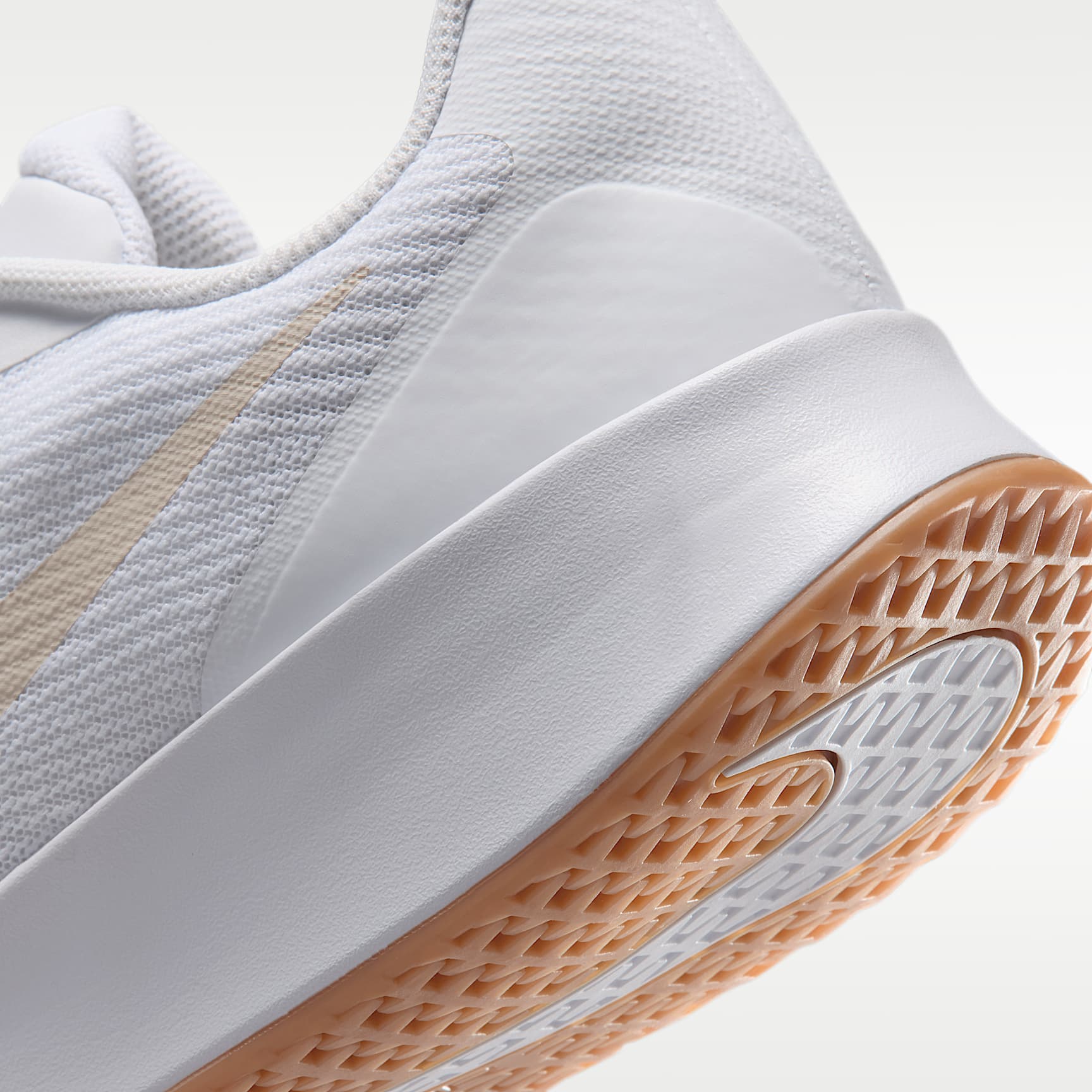 Nike Vapor Lite 3 Tennisschuh für Hartplätze (Herren) – Weiß/Summit White/Gum Yellow/Light Orewood Brown