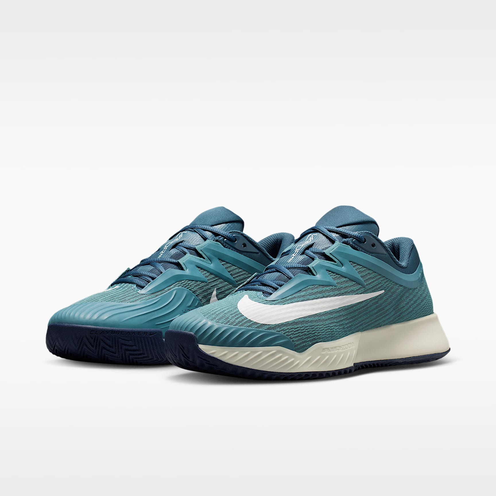 Nike Vapor Pro 3 Clay Court Tennisschuh (Herren) – Smokey Blue/Light Bone/New Slate/Weiß