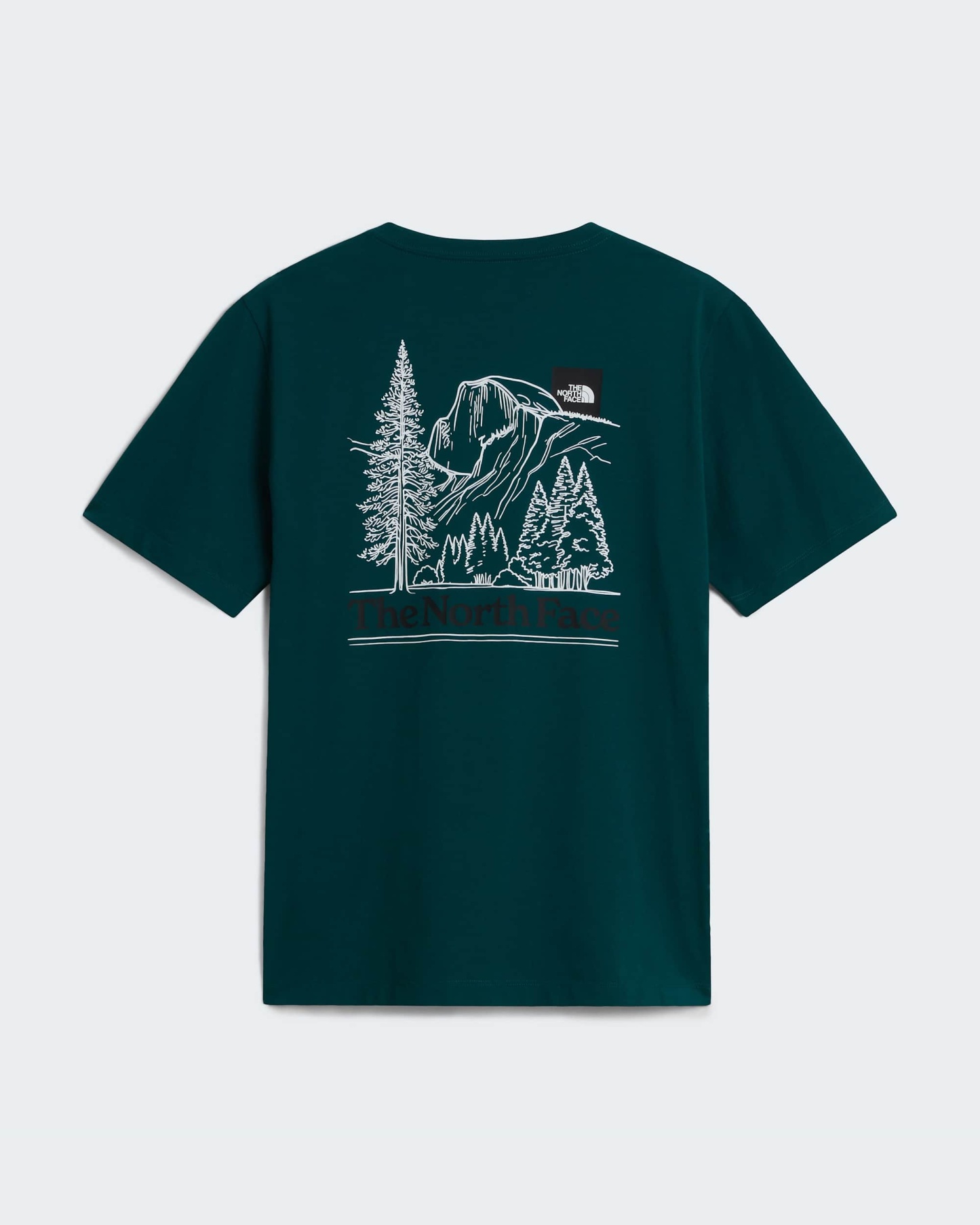 Monte normal geschnittenes T-Shirt mit Grafik für Herren – Pacific Teal