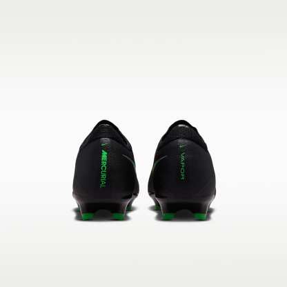 Nike Mercurial Vapor 17 Pro Low-Top-Fußballschuh für normalen Rasen – Schwarz/Schwarz/Illusion Green