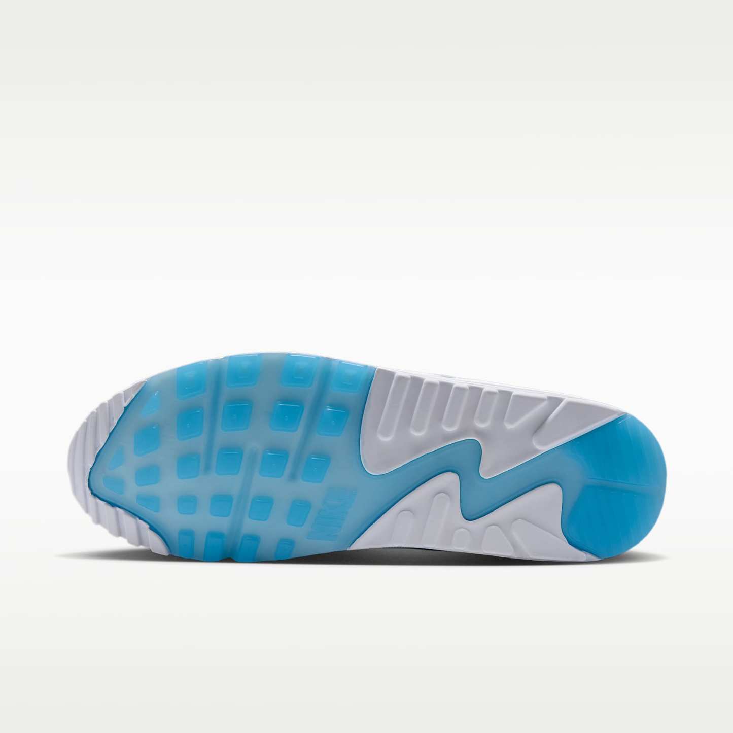 Nike Air Max 90 Schuh (Herren) – Weiß/Aurora Blue/Weiß