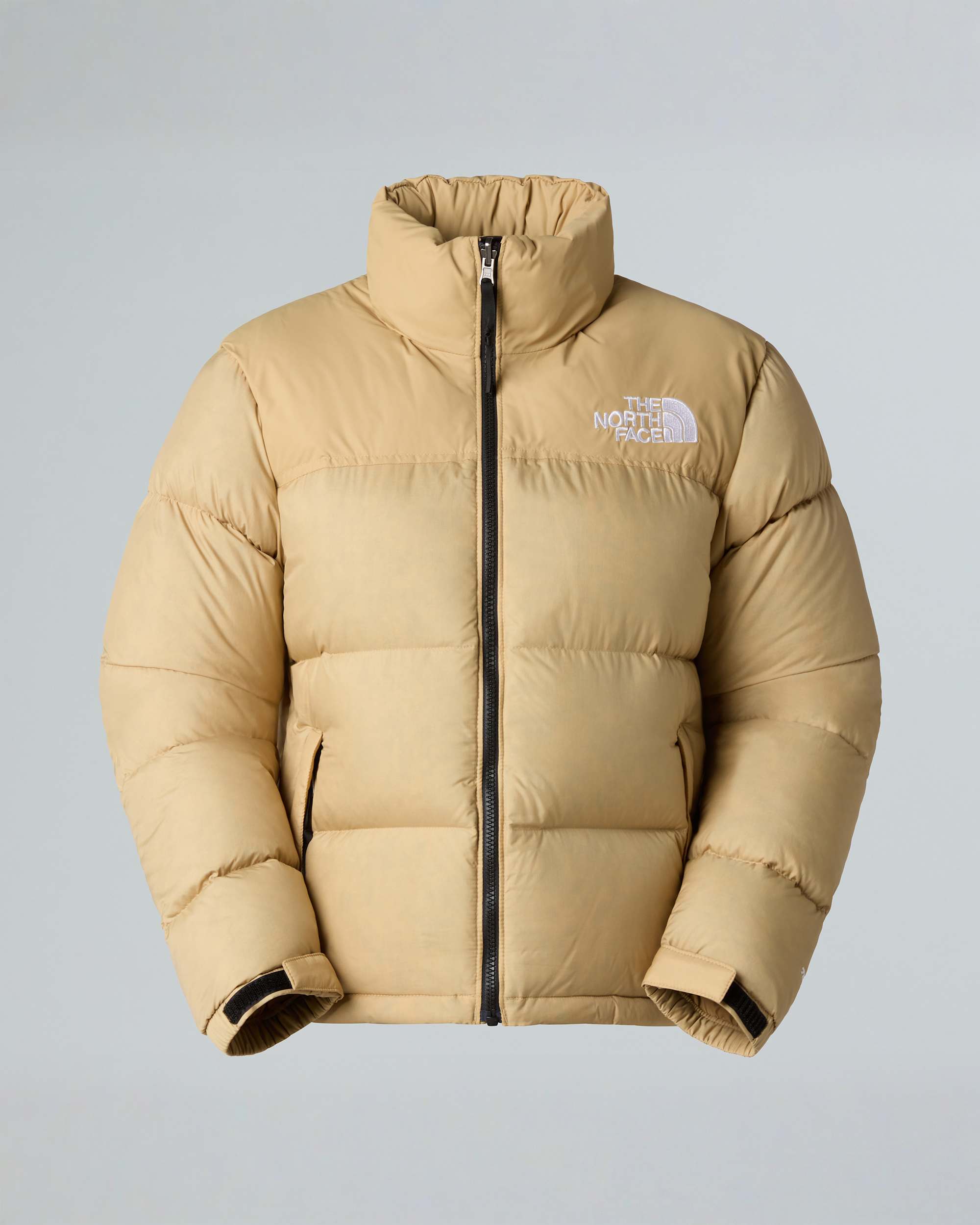 1996 Retro Nuptse Jacke für Damen – Khaki Stone-Recycled Down