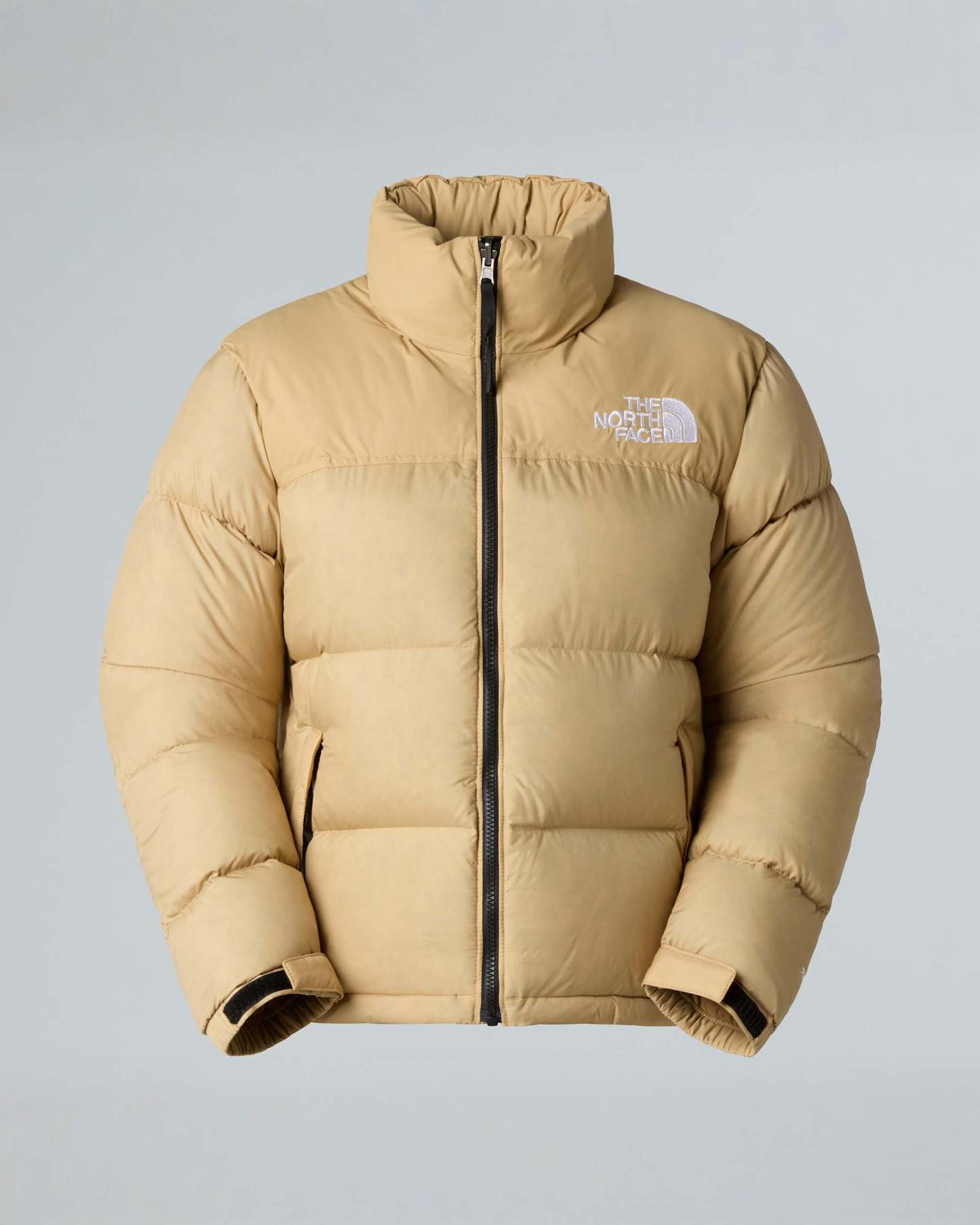 1996 Retro Nuptse Jacke für Damen – Khaki Stone-Recycled Down