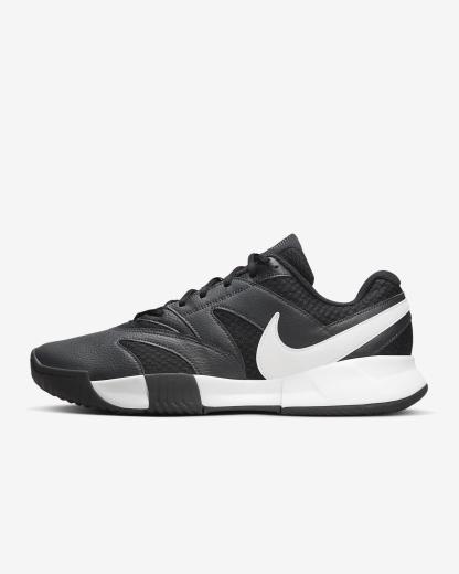 NikeCourt Lite 4 Herren-Tennisschuh für Sandplätze – Schwarz/Anthracite/Weiß
