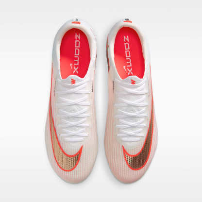 Nike Mercurial Superfly 11 Elite Low-Top-Fußballschuh für normalen Rasen – Weiß/Bright Crimson/Blur