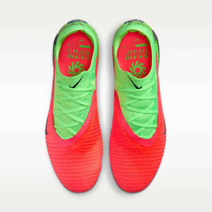 Nike Phantom 6 Low Elite "Erling Haaland" Fußballschuh für normalen Rasen – Hot Punch/Green Strike/Schwarz