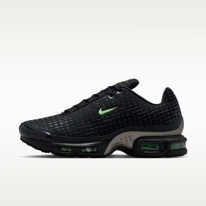 Nike Air Max Plus VII Schuh (Herren) – Schwarz/Dark Smoke Grey/Metallic Pewter/Illusion Green
