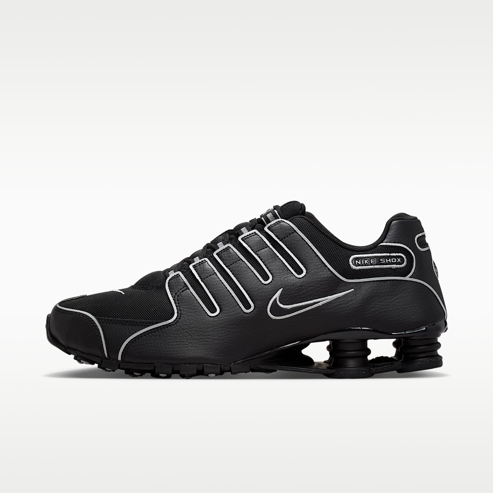 Nike Shox NZ Schuhe (Herren) – Schwarz/Light Smoke Grey/Schwarz