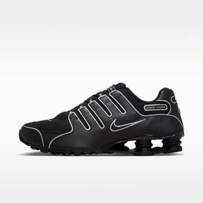 Nike Shox NZ Schuhe (Herren) – Schwarz/Light Smoke Grey/Schwarz