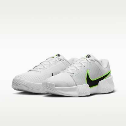 Nike Zoom GP Challenge Pro Tennisschuh für Hartplätze (Damen) – Weiß/Pure Platinum/Volt/Schwarz