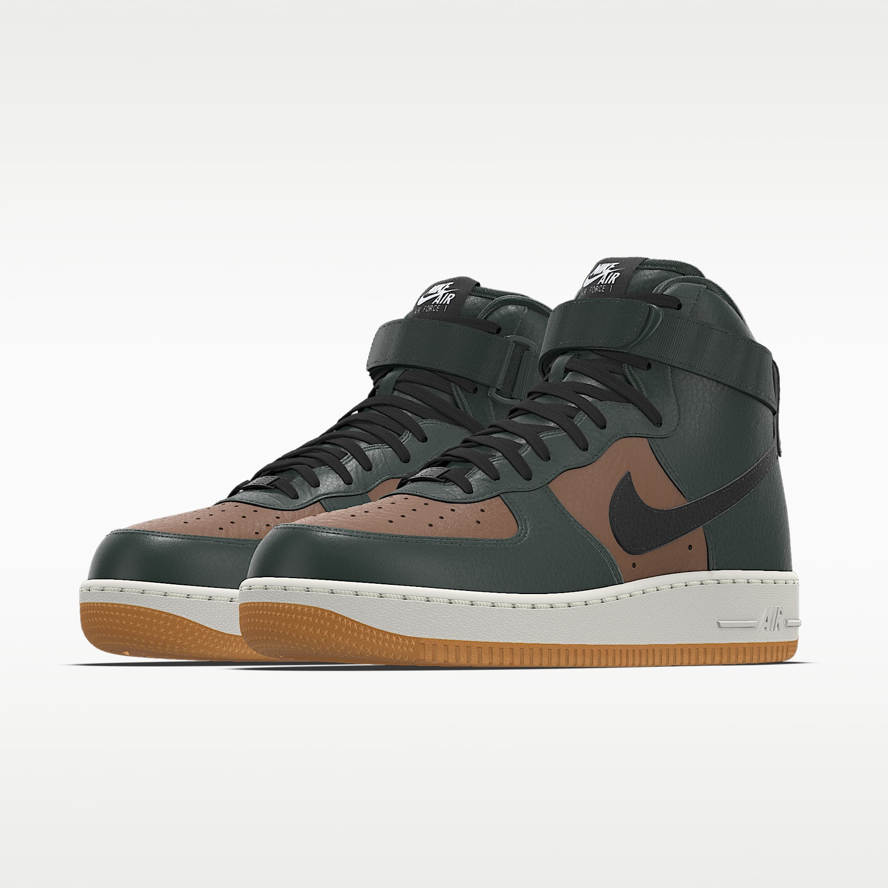 Nike Air Force 1 High By You personalisierbarer Herrenschuh – Multi-Color/Multi-Color/Multi-Color [4778473677]
