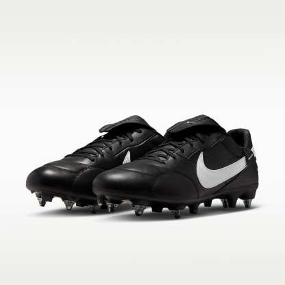 Nike Premier 3 SG-Pro Low-Top-Fußballschuh – Schwarz/Weiß