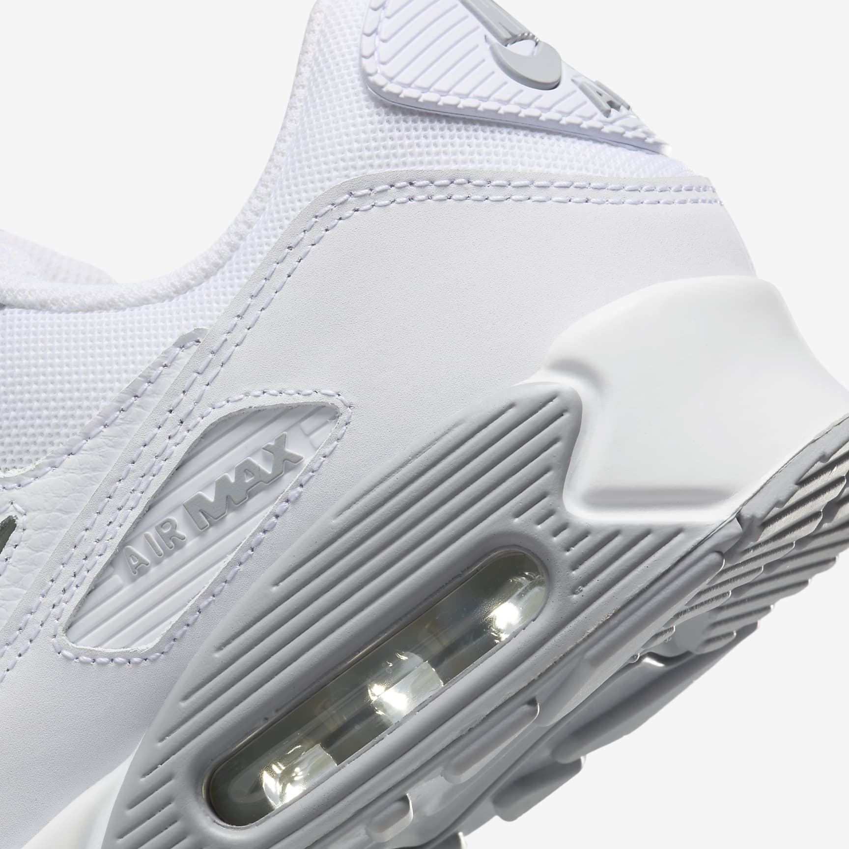Nike Air Max 90 Schuh (Herren) – Weiß/Light Smoke Grey/Photon Dust