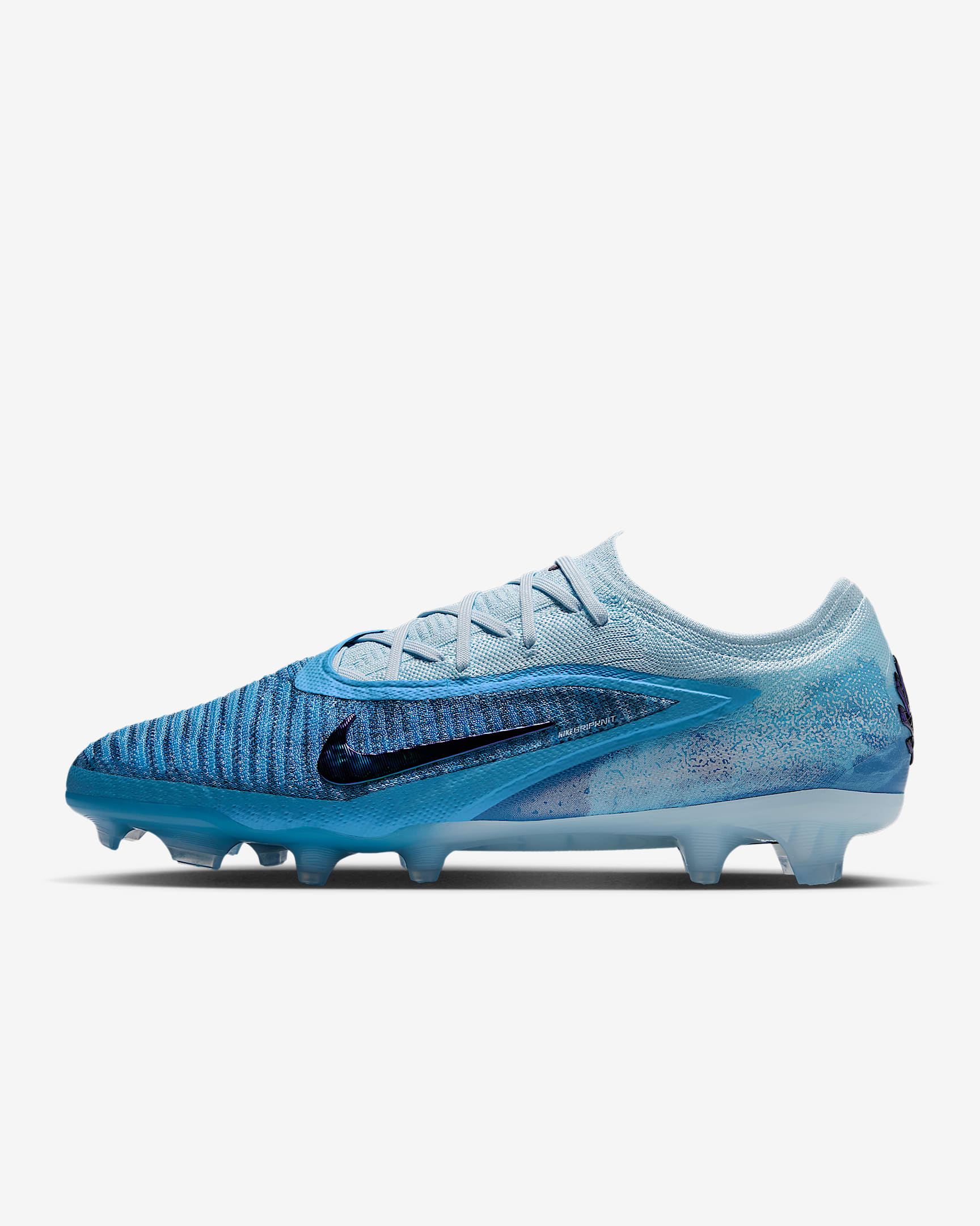 Nike Phantom 6 Low Elite "Erling Haaland" Fußballschuh für normalen Rasen – Baltic Blue/Glacier Blue/Blue Eclipse