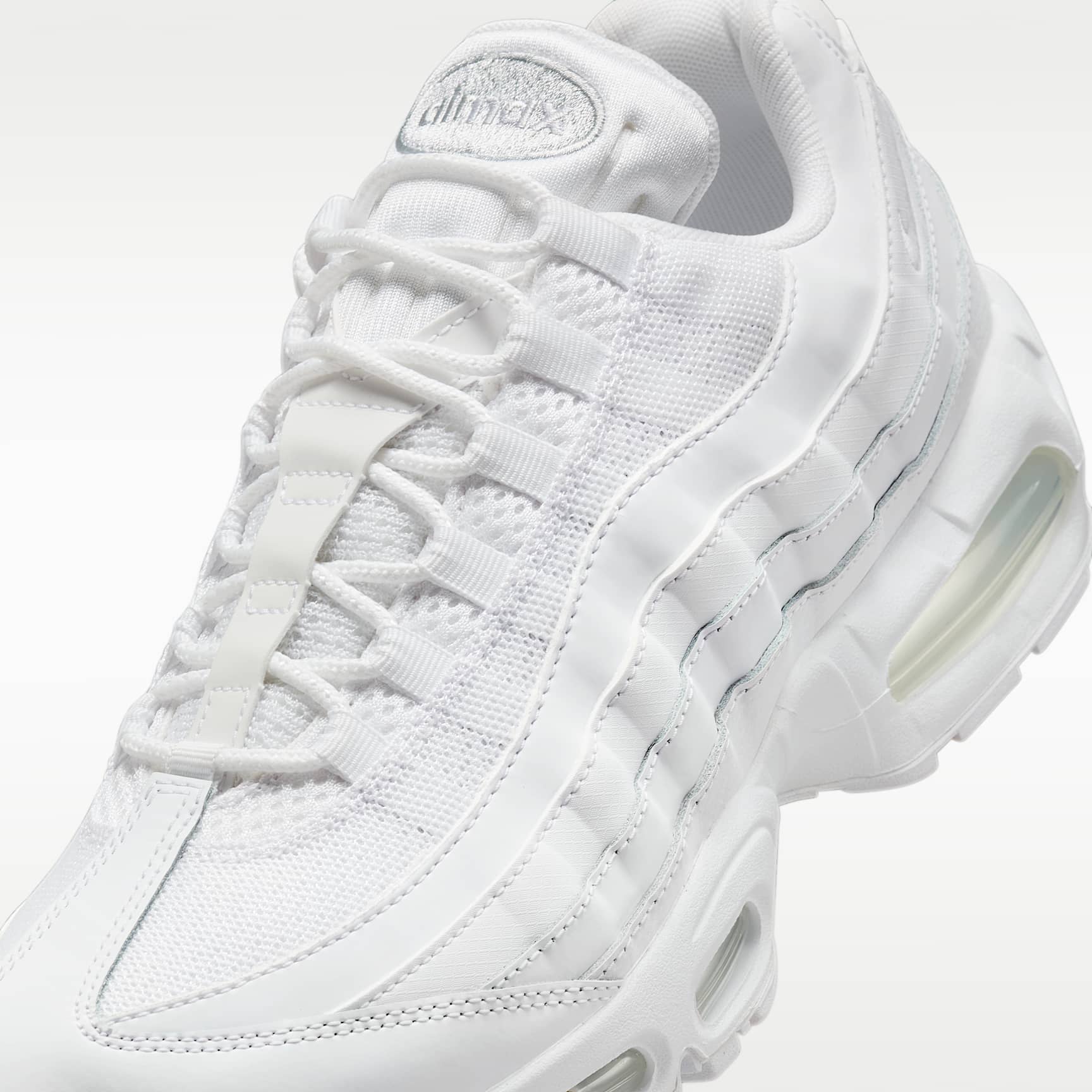 Nike Air Max 95 Big Bubble Schuh (Herren) – Weiß/Weiß/Pure Platinum/Weiß