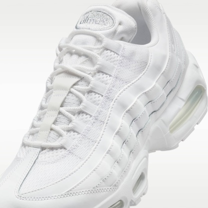 Nike Air Max 95 Big Bubble Schuh (Herren) – Weiß/Weiß/Pure Platinum/Weiß