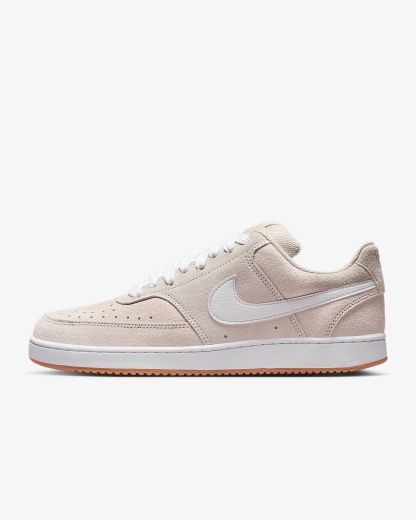 Nike Court Vision Low FL Schuh (Herren) – Light Orewood Brown/Gum Medium Brown/Weiß