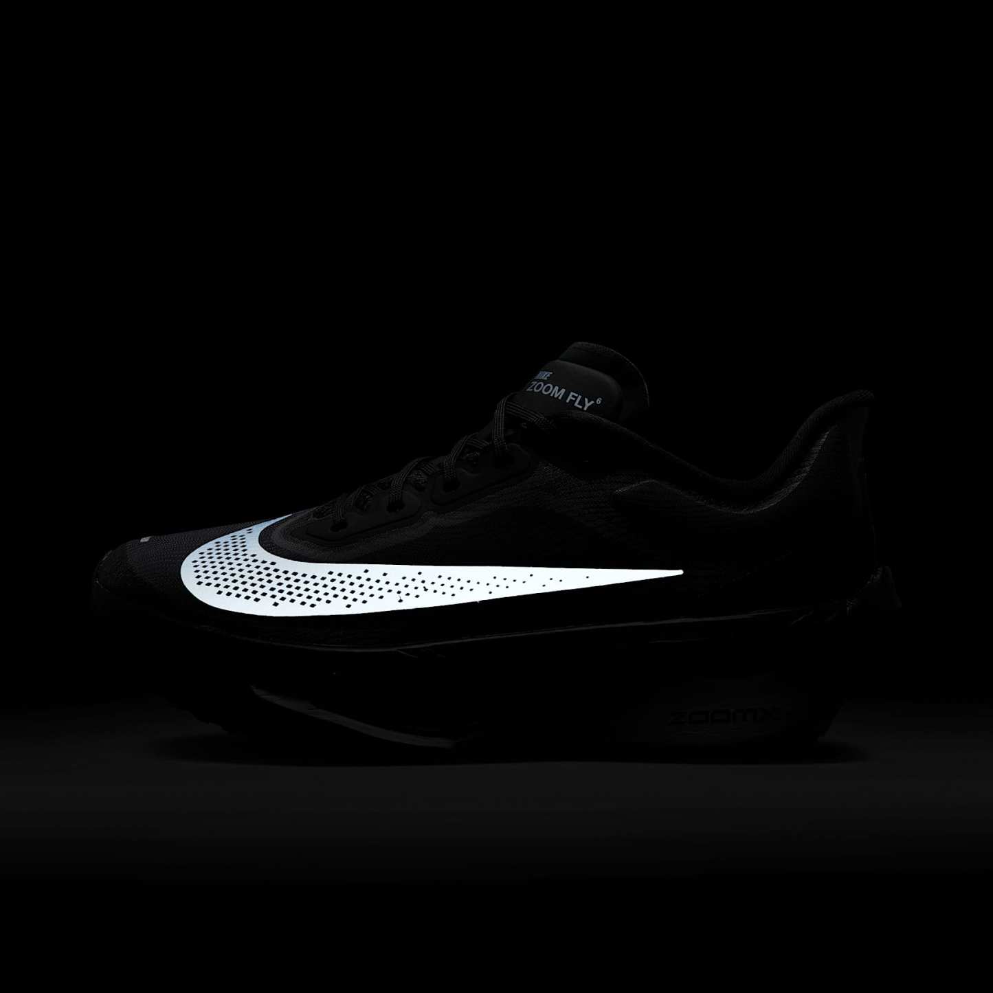 Nike Zoom Fly 6 Straßenlaufschuh für Wettkämpfe (Damen) – Schwarz/Light Smoke Grey/Weiß