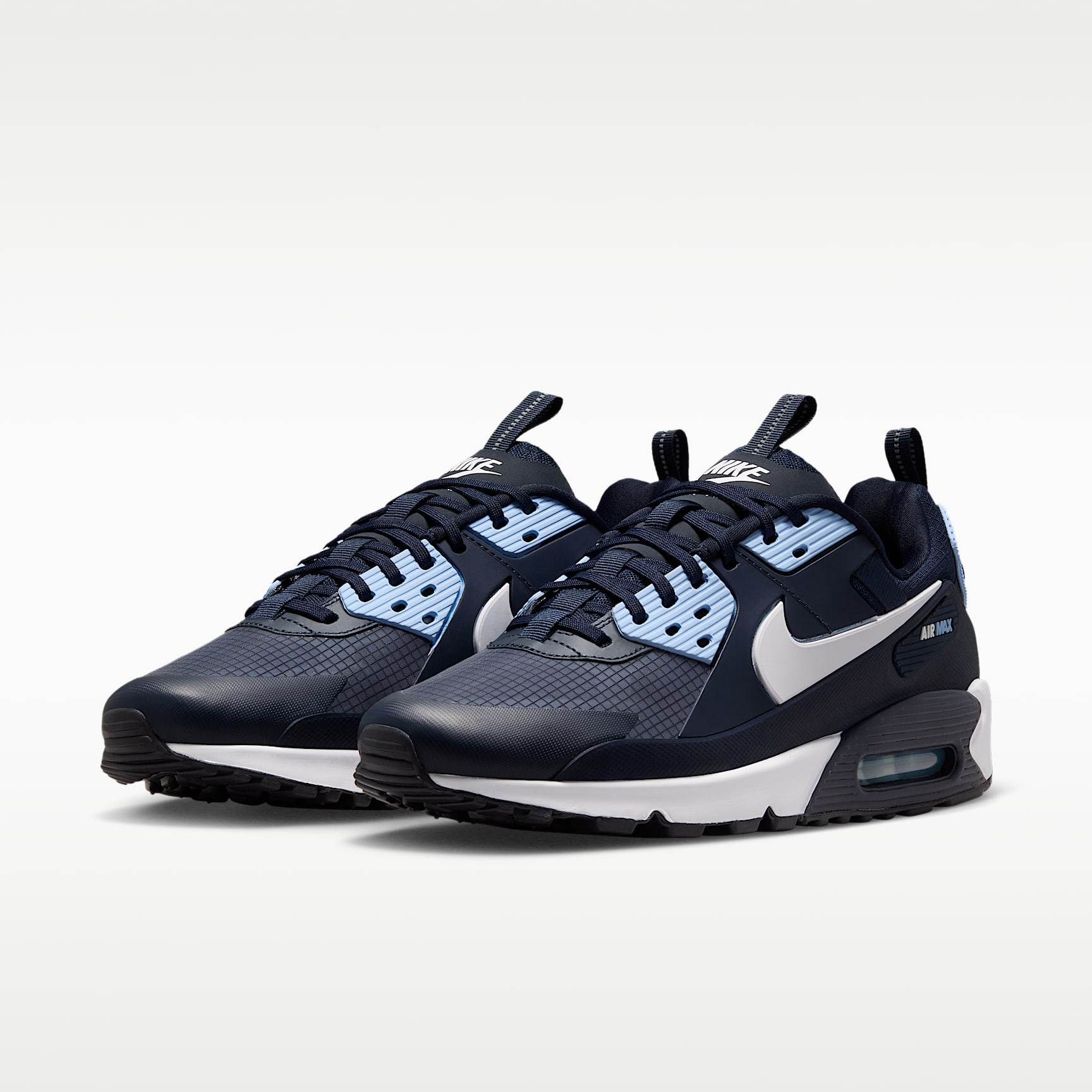 Nike Air Max 90 Drift Schuh (Herren) – Dark Obsidian/Psychic Blue/Weiß