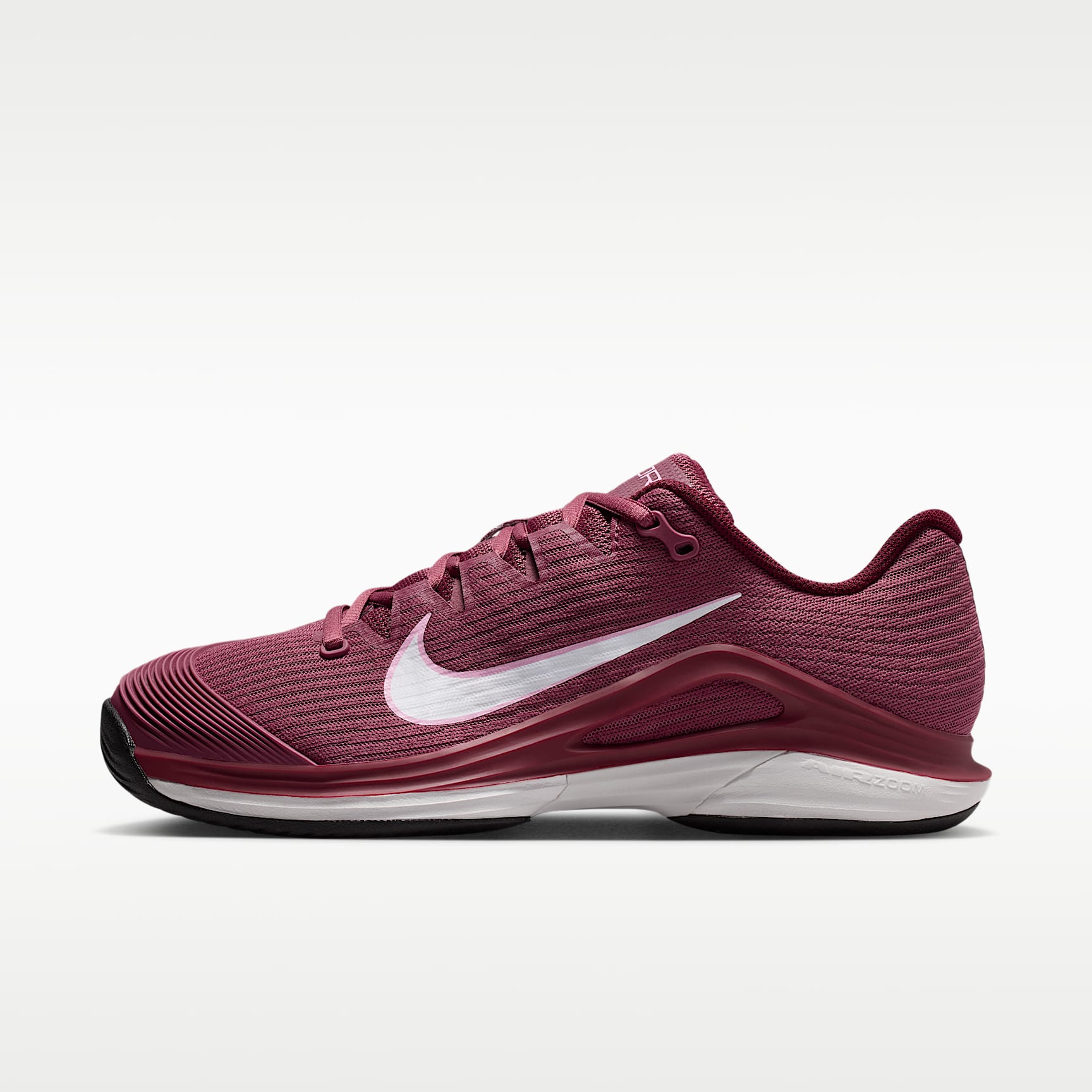 Nike Vapor 12 Tennisschuh für Hartplätze (Damen) – Pink Smoke/Vast Grey/Schwarz/Weiß
