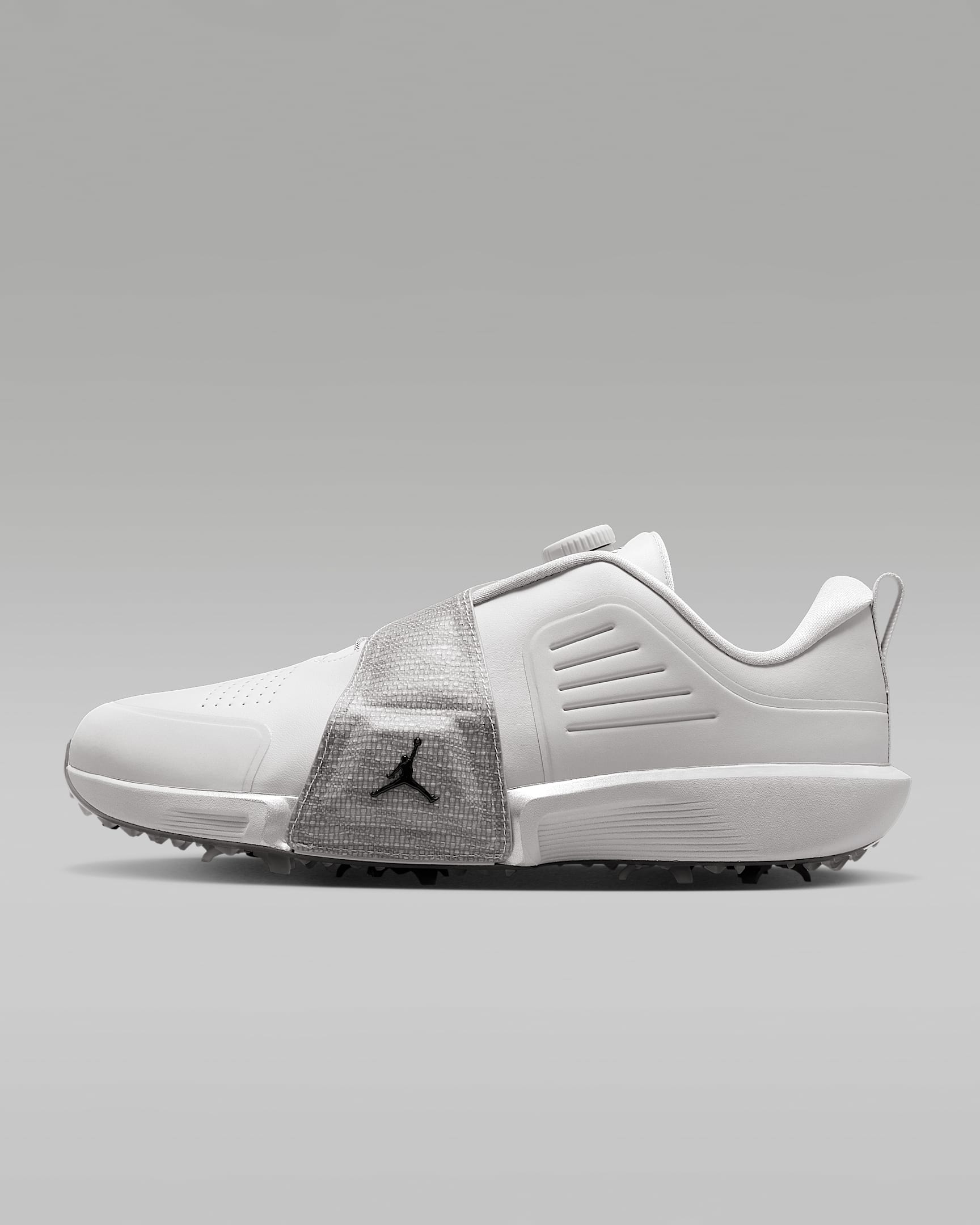 Jordan Air Rev Golfschuh – Neutral Grey/Metallic Silver/Schwarz