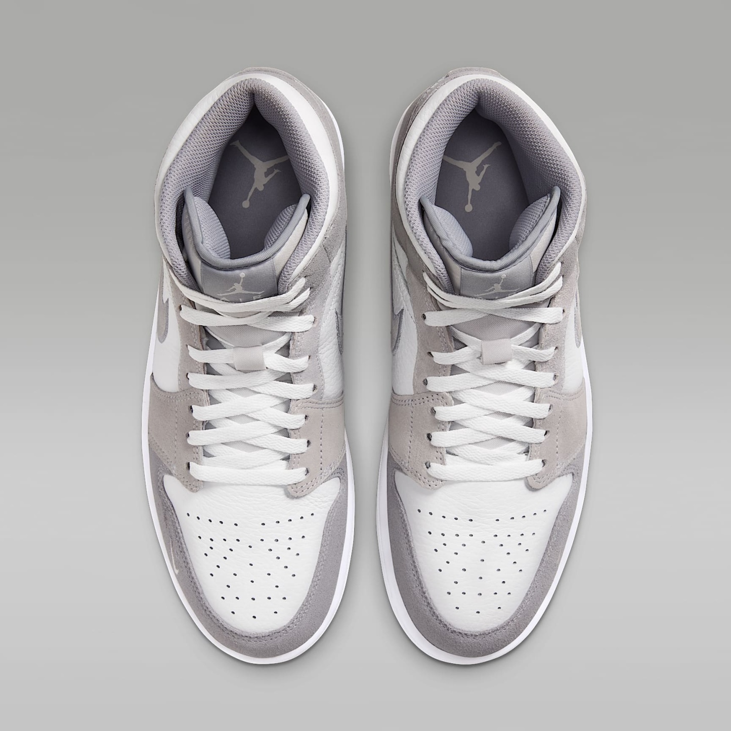 Air Jordan 1 Mid SE Schuh (Herren) – Summit White/Wolf Grey/Pure Platinum