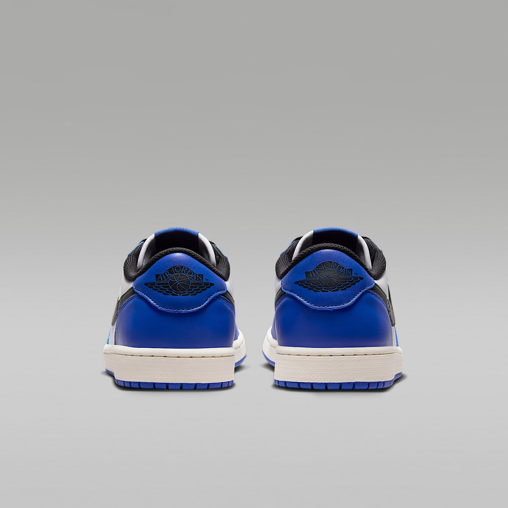 Air Jordan 1 Low "Game Royal" Schuh (Herren) – Weiß/Game Royal/Sail/Schwarz