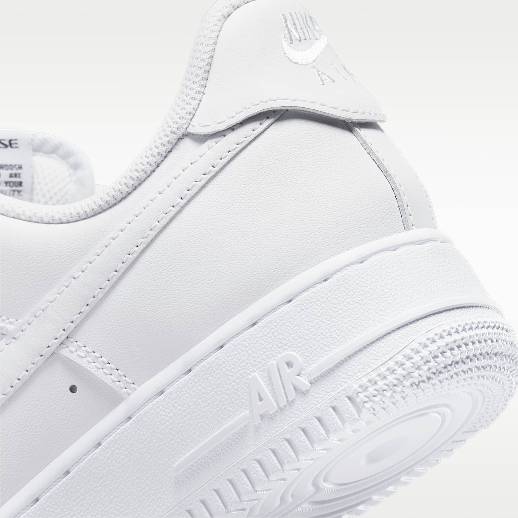 Nike Air Force 1 '07 EasyOn Damenschuh – Weiß/Weiß/Weiß