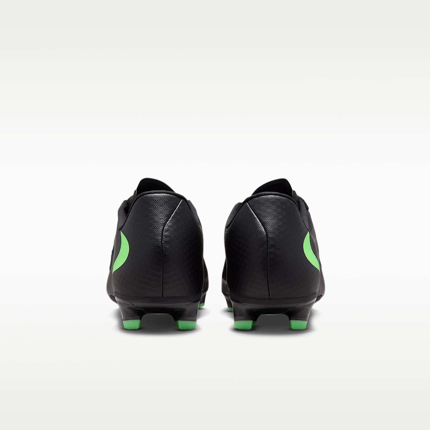 Nike Phantom 6 Low Academy Fußballschuh für verschiedene Böden – Schwarz/Schwarz/Illusion Green