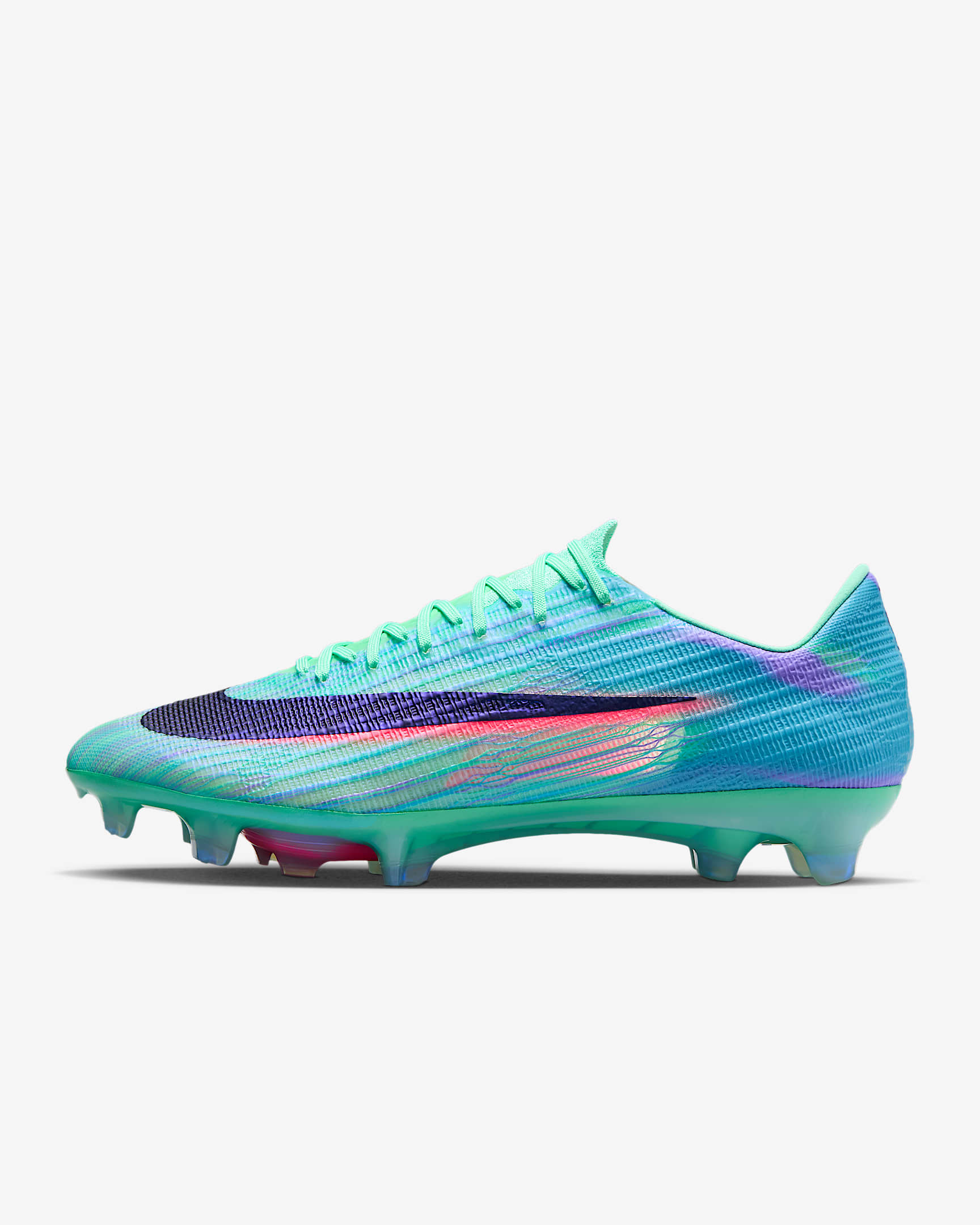 Nike Mercurial Superfly 11 Elite „Sam Kerr“ Low-Top-Fußballschuh für normalen Rasen – Green Glow/Fuchsia Dream/Lagoon Pulse/Schwarz