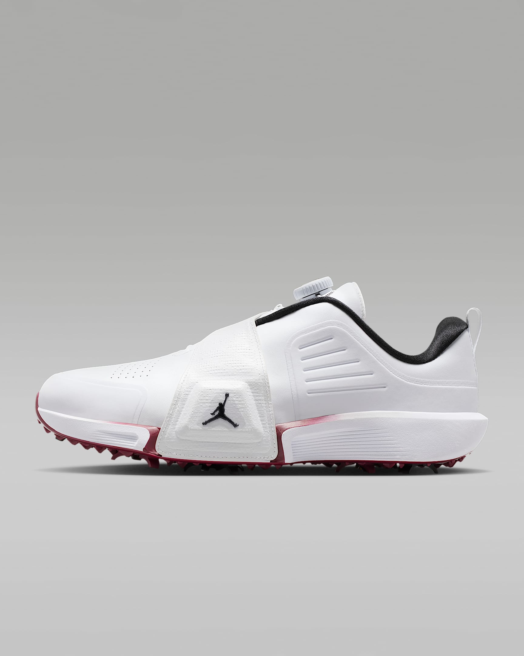 Jordan Air Rev Golfschuh – Weiß/Team Red/Schwarz