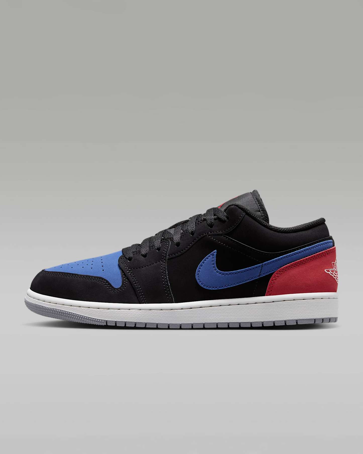 Air Jordan 1 Low Herrenschuh – Schwarz/True Blue/Varsity Red/Summit White