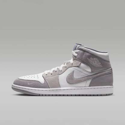 Air Jordan 1 Mid SE Schuh (Herren) – Summit White/Wolf Grey/Pure Platinum