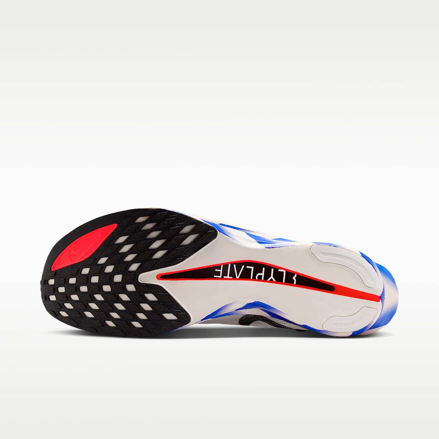 Nike Streakfly 2 Straßenlaufschuh für Wettkämpfe (Herren) – Weiß/Racer Blue/Bright Crimson/Schwarz